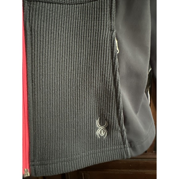 Spyder Jewel Mid Weight Core Sweater 503024 Women Large Full‎ Zip Gray Pockets - Picture 11 of 14